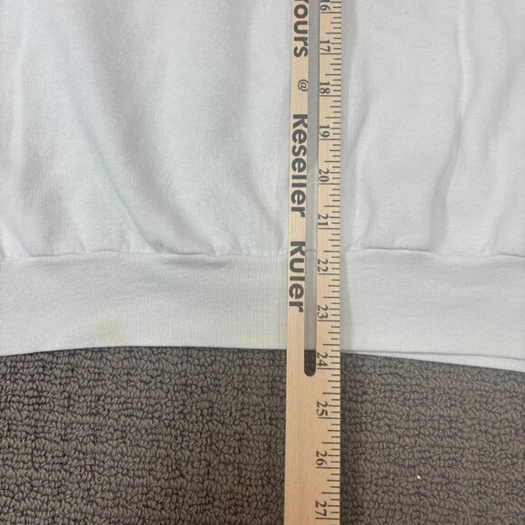 Vintage Pullover Sweatshirt Medium Lightweight Fleece Teddy Bear Kitten Coquette - Picture 5 of 13